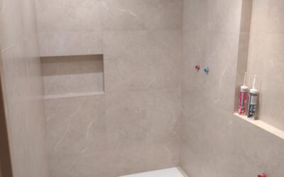 Obkladačské práce v koupelně